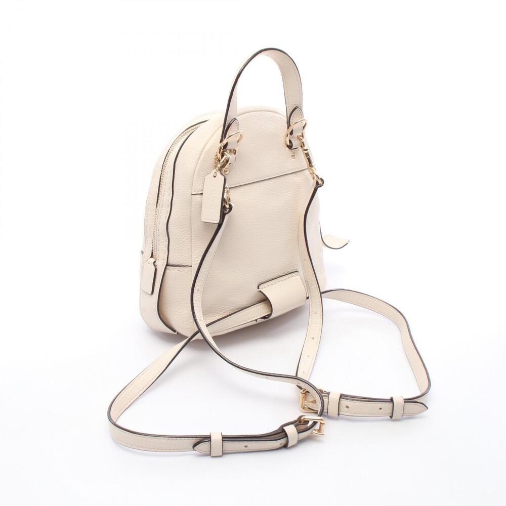 Coach Andy Rucksack Leather Backpack White - Picture 2 of 7